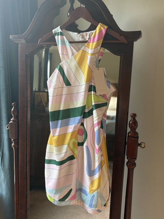 Ciebon Dresses & Skirts - Ericka halter dress Women’s size Small Color block